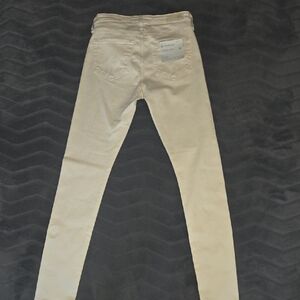 AG Adriano Goldschmied Beige Skinny Jeans
